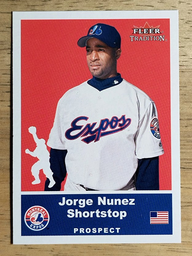 2002 Fleer Tradition Update #U18 Jorge Nunez SP RC