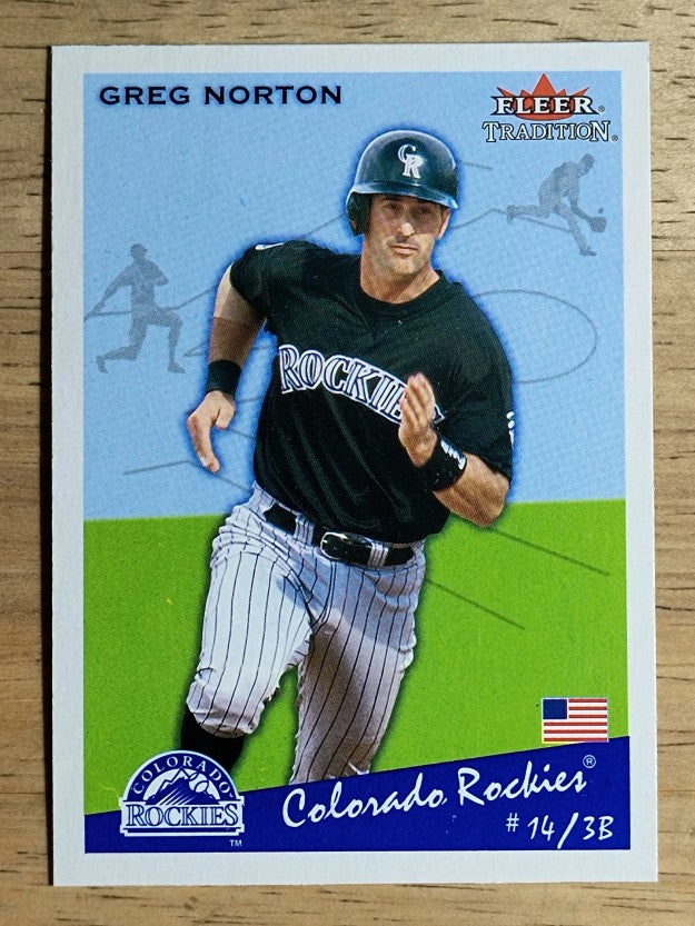 2002 Fleer Tradition Update #U108 Greg Norton
