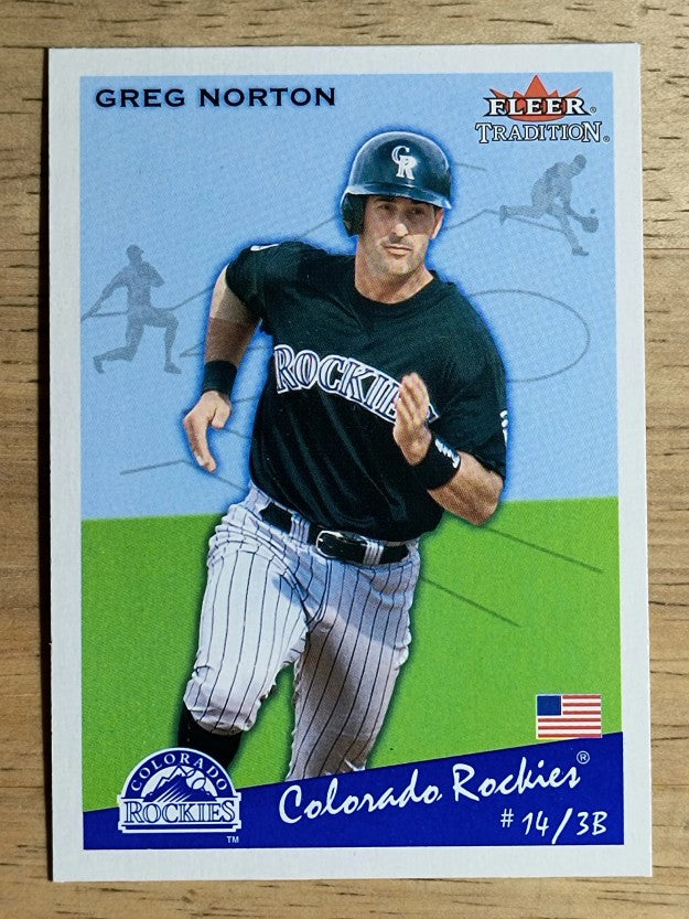 2002 Fleer Tradition Update #U108 Greg Norton