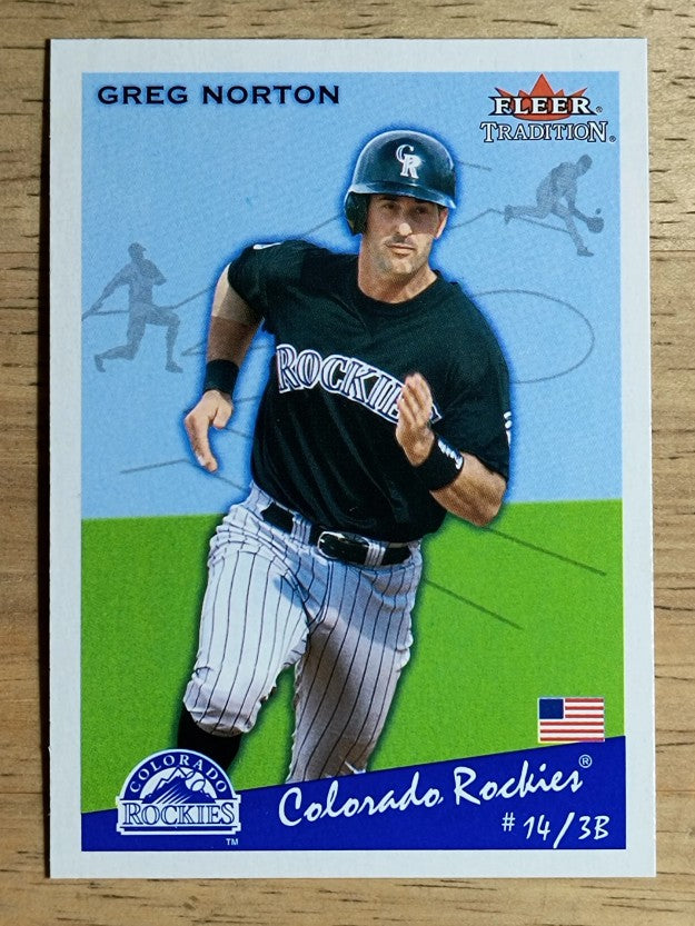 2002 Fleer Tradition Update #U108 Greg Norton