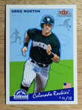 2002 Fleer Tradition Update #U108 Greg Norton