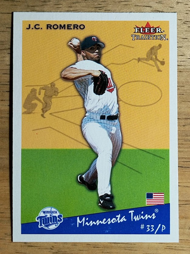 2002 Fleer Tradition Update #U110 J.C. Romero