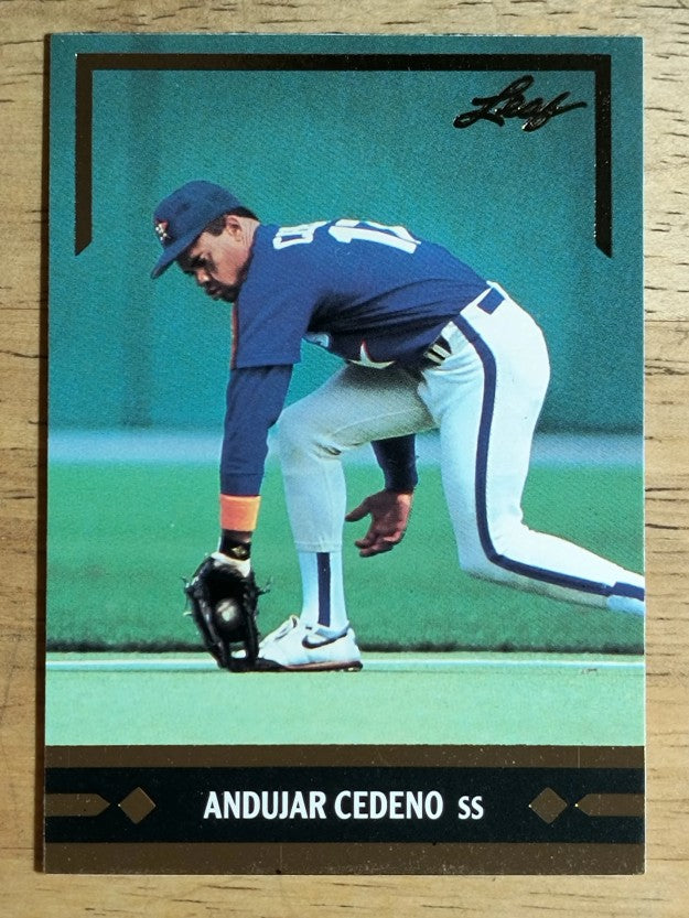1991 Leaf Gold Rookies #BC20 Andujar Cedeno