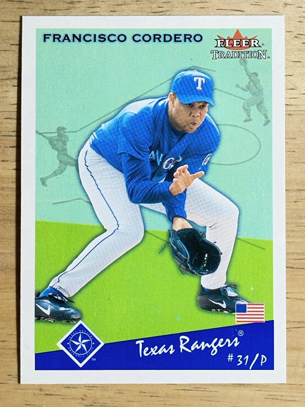 2002 Fleer Tradition Update #U123 Francisco Cordero
