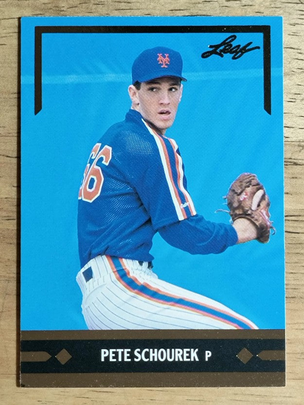 1991 Leaf Gold Rookies #BC15 Pete Schourek