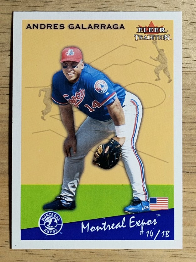 2002 Fleer Tradition Update #U126 Andres Galarraga