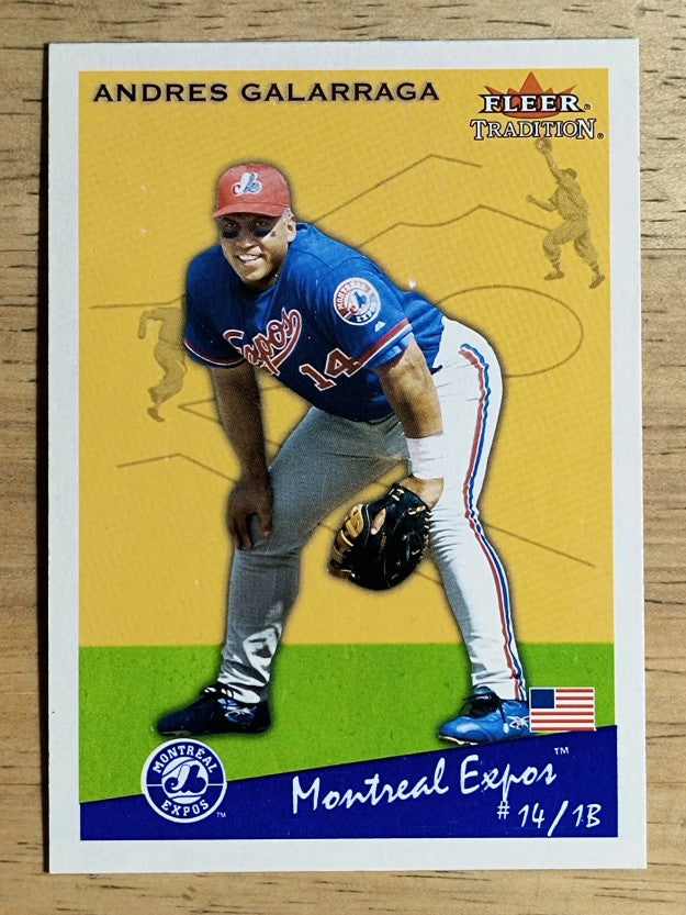2002 Fleer Tradition Update #U126 Andres Galarraga