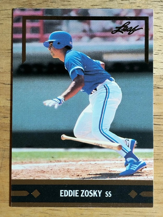 1991 Leaf Gold Rookies #BC24 Eddie Zosky