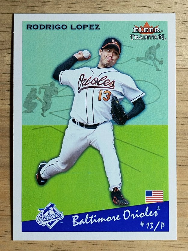 2002 Fleer Tradition Update #U144 Rodrigo Lopez