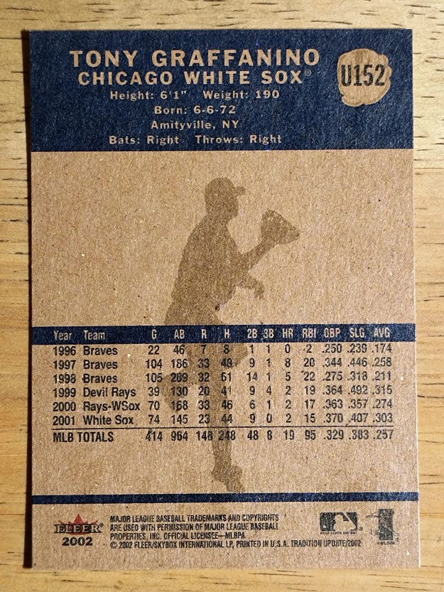 2002 Fleer Tradition Update #U152 Tony Graffanino