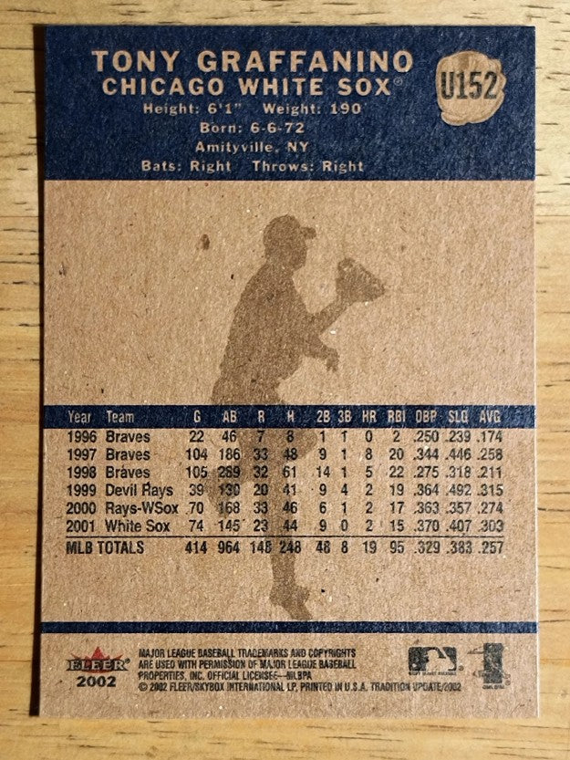 2002 Fleer Tradition Update #U152 Tony Graffanino