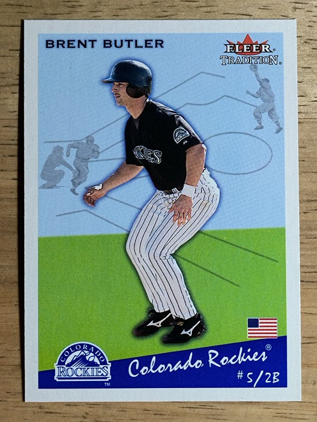 2002 Fleer Tradition Update #U156 Brent Butler