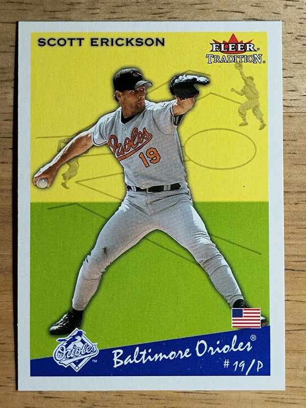 2002 Fleer Tradition Update #U168 Scott Erickson