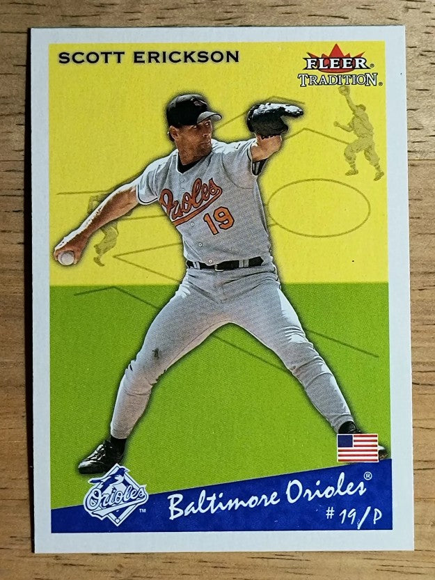 2002 Fleer Tradition Update #U168 Scott Erickson