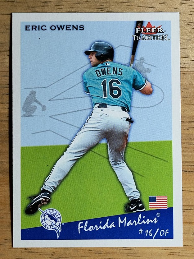 2002 Fleer Tradition Update #U178 Eric Owens