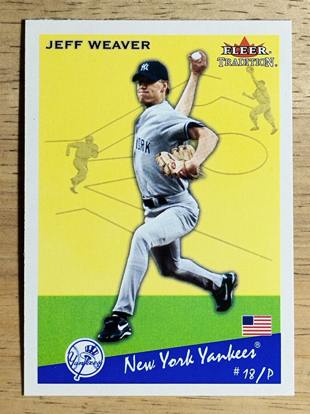 2002 Fleer Tradition Update #U181 Jeff Weaver