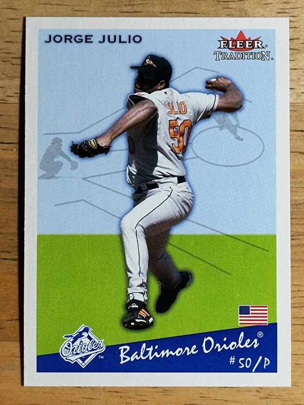 2002 Fleer Tradition Update #U195 Jorge Julio