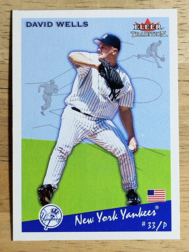 2002 Fleer Tradition Update #U201 David Wells