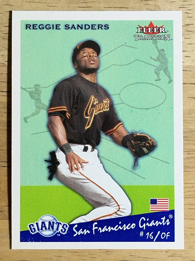 2002 Fleer Tradition Update #U226 Reggie Sanders