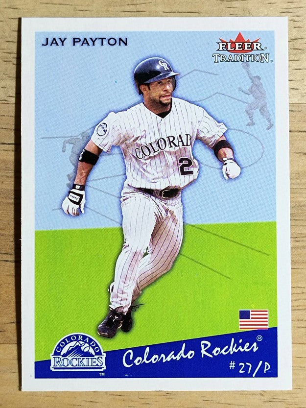 2002 Fleer Tradition Update #U269 Jay Payton