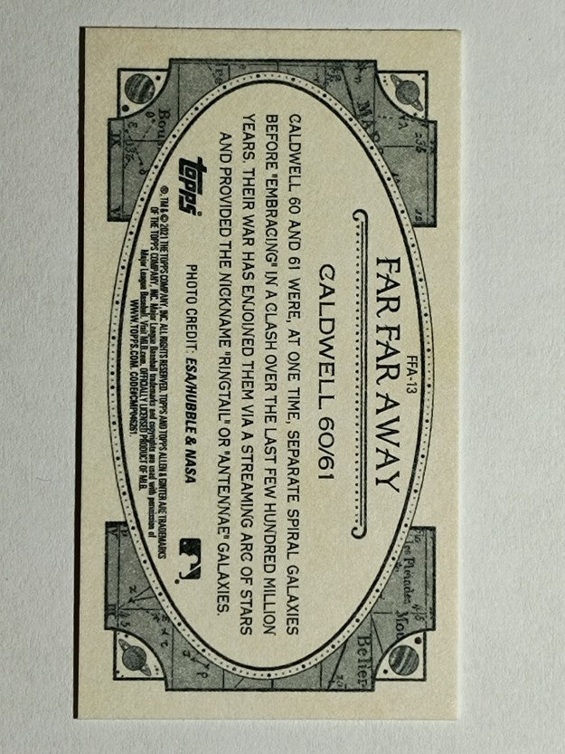 2021 Topps Allen and Ginter Mini Far Far Away #FFA13 Caldwell 60/61
