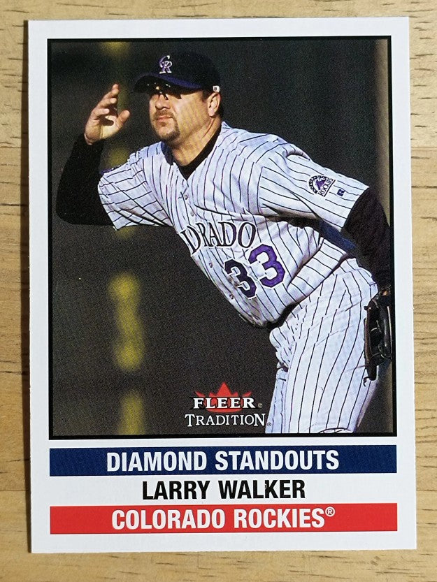 2002 Fleer Tradition Update #U277 Larry Walker DS