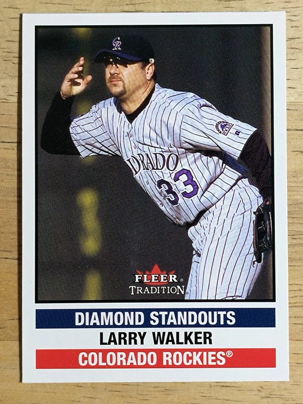 2002 Fleer Tradition Update #U277 Larry Walker DS