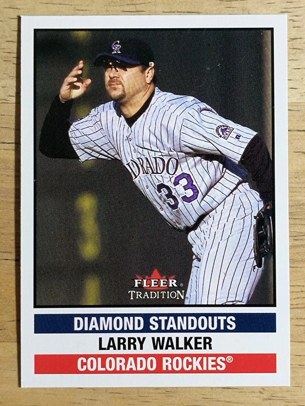 2002 Fleer Tradition Update #U277 Larry Walker DS