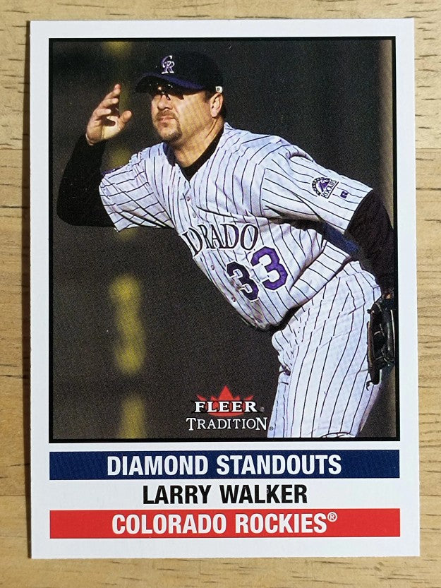 2002 Fleer Tradition Update #U277 Larry Walker DS