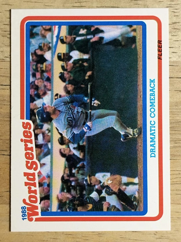 1989 Fleer World Series #4 Mike Scioscia