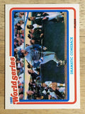 1989 Fleer World Series #4 Mike Scioscia