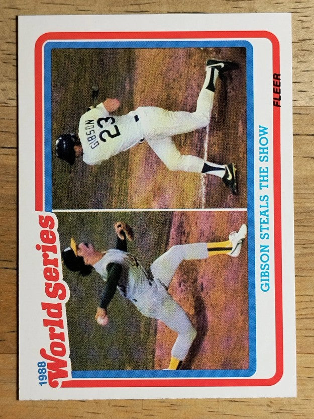 1989 Fleer World Series #5 Kirk Gibson