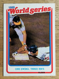 1989 Fleer World Series #7 Mike Marshall