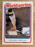 1989 Fleer World Series #7 Mike Marshall