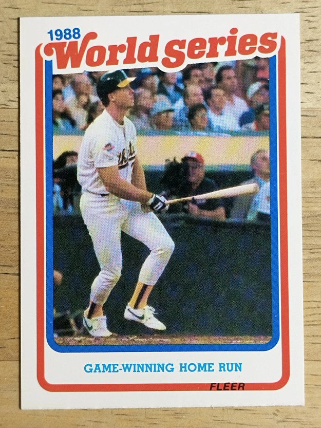 1989 Fleer World Series #8 Mark McGwire