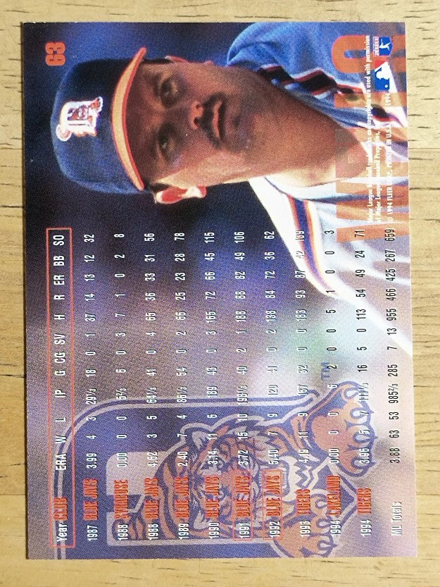 1995 Fleer #63 David Wells