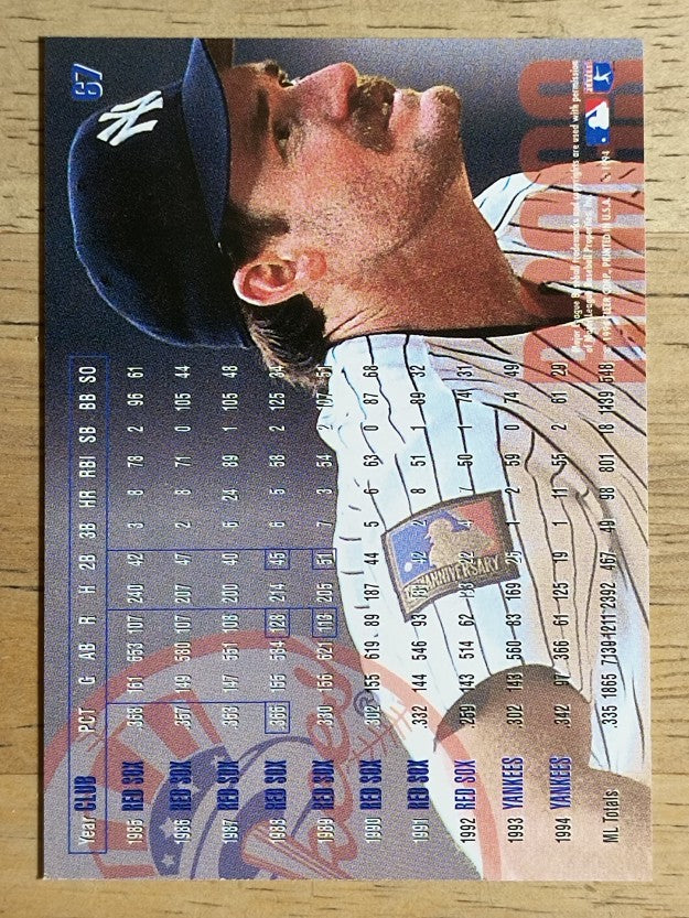 1995 Fleer #67 Wade Boggs