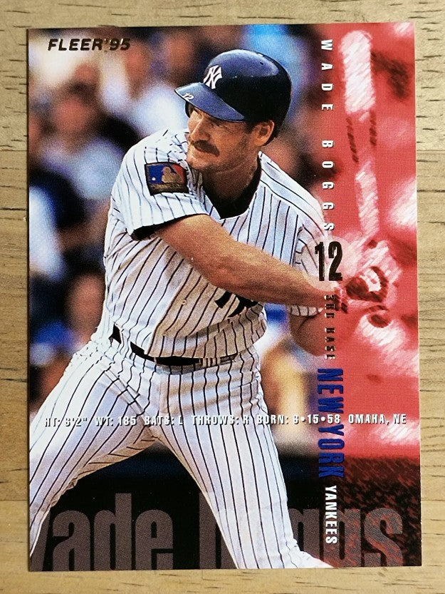 1995 Fleer #67 Wade Boggs