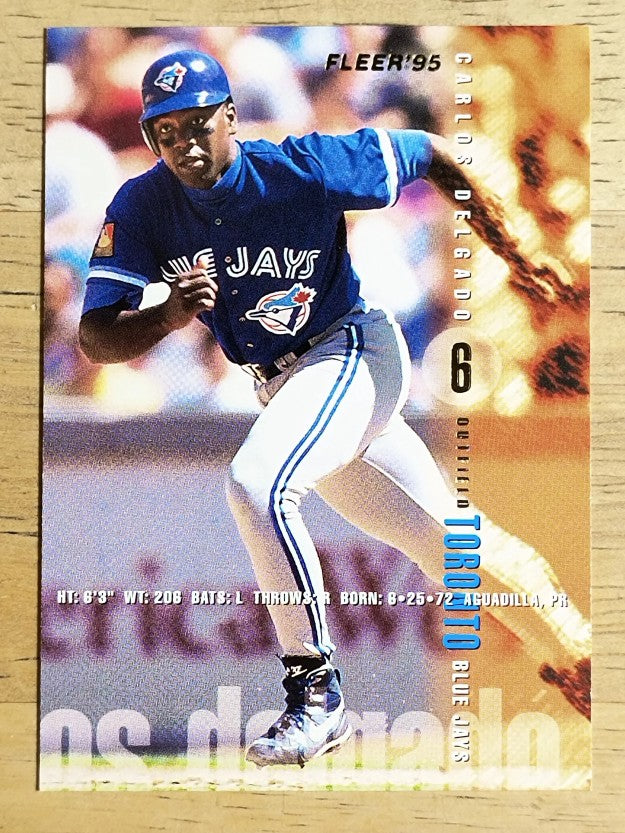 1995 Fleer #92 Carlos Delgado