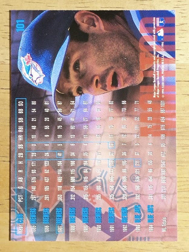 1995 Fleer #101 Paul Molitor