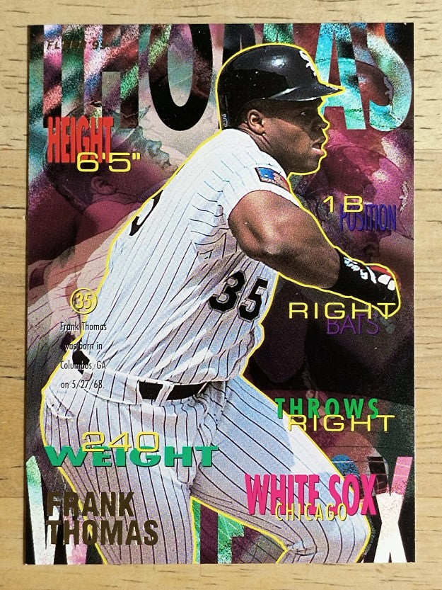 1995 Fleer #128 Frank Thomas
