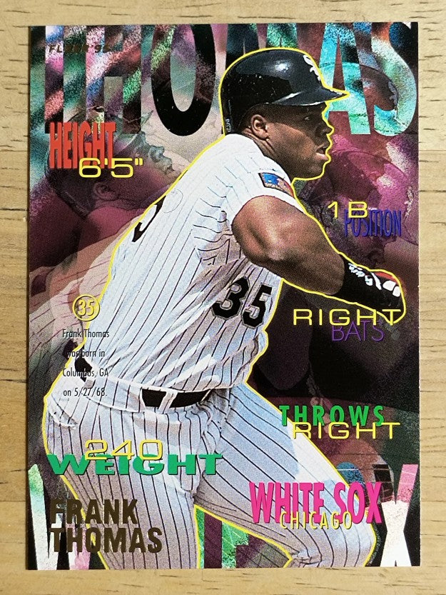 1995 Fleer #128 Frank Thomas