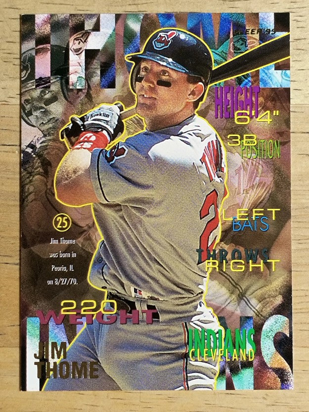 1995 Fleer #149 Jim Thome
