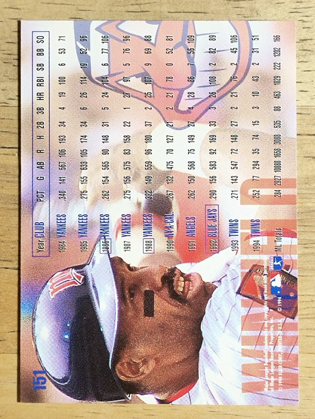 1995 Fleer #151 Dave Winfield