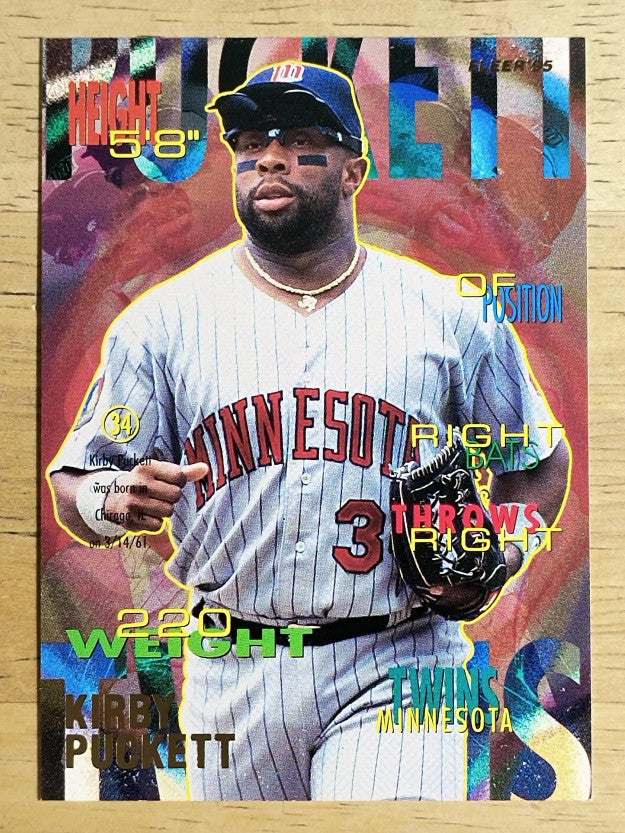 1995 Fleer #212 Kirby Puckett
