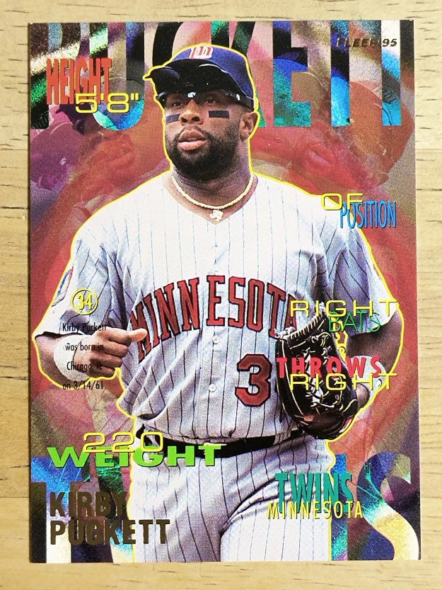 1995 Fleer #212 Kirby Puckett