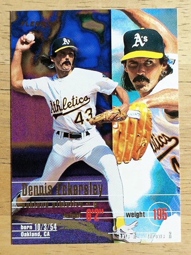 1995 Fleer #244 Dennis Eckersley