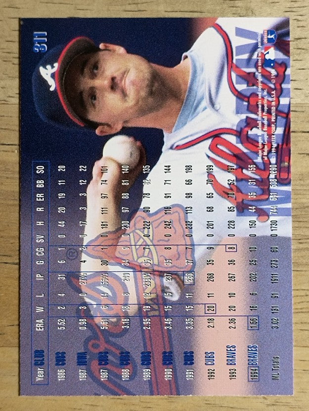 1995 Fleer #311 Greg Maddux
