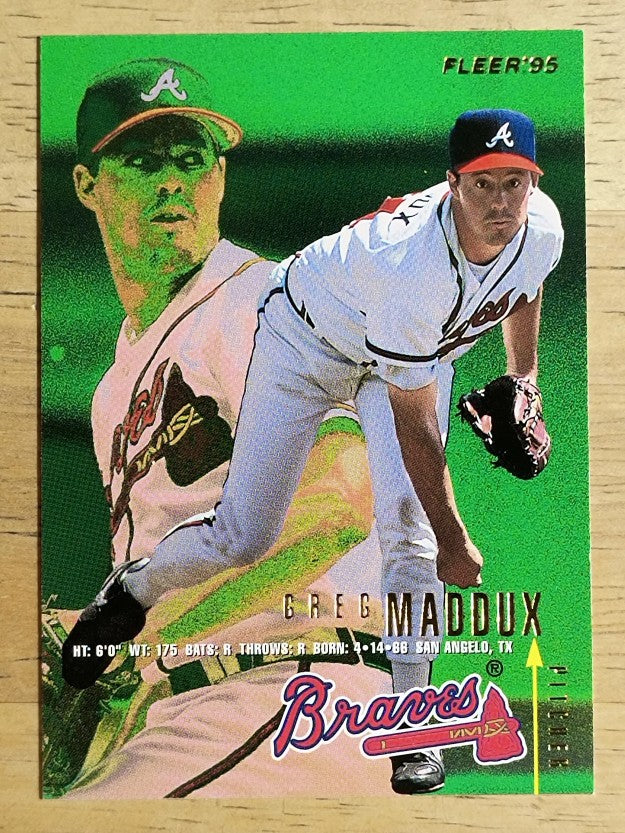 1995 Fleer #311 Greg Maddux