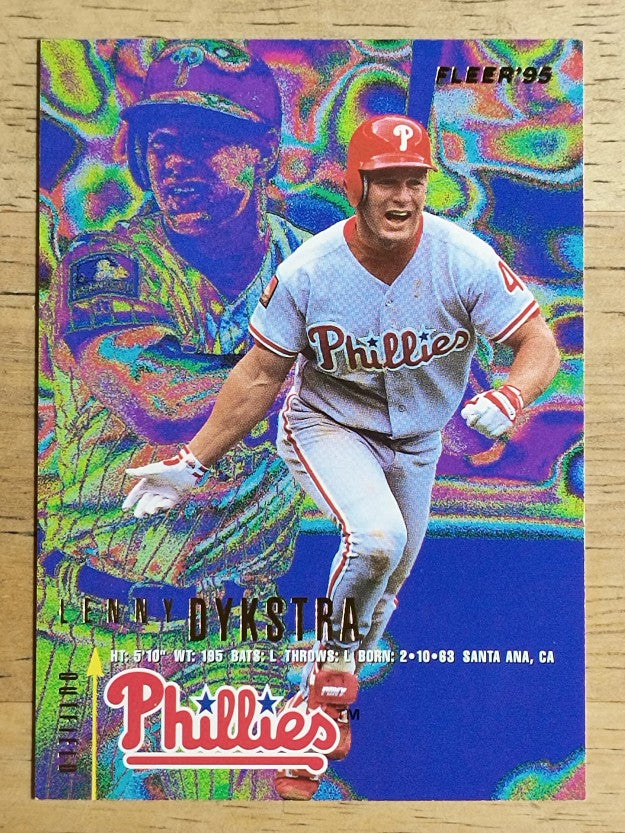 1995 Fleer #390 Lenny Dykstra